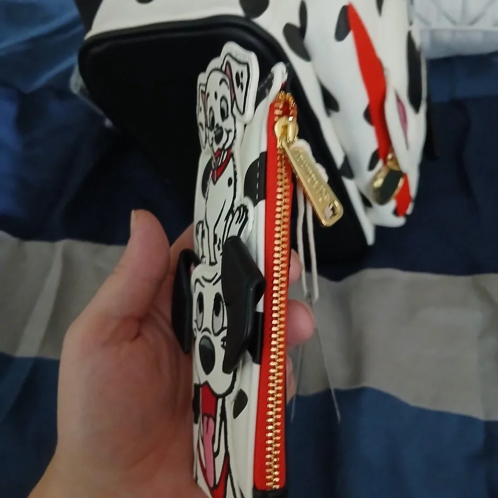 Disney Dalmatian Dog Carrier - Black, White, and Red